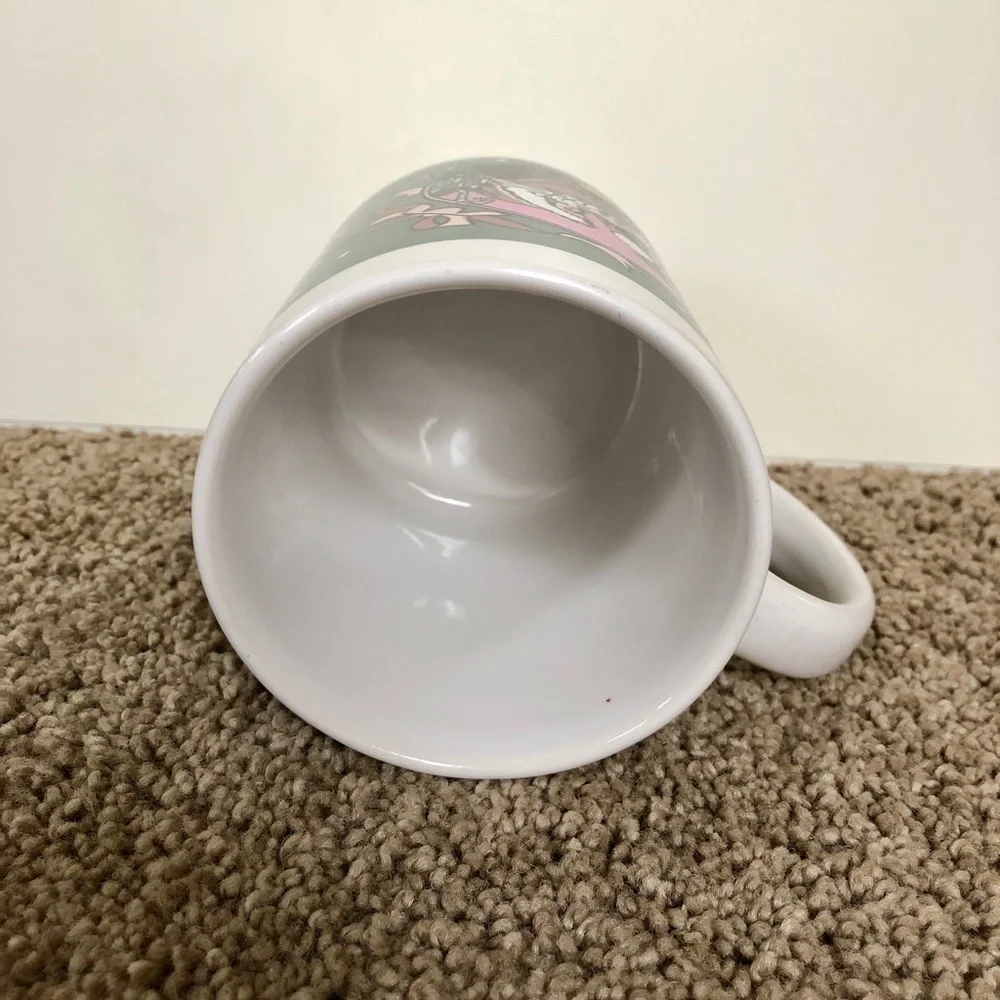 Green Porcelain Holiday Christmas Coffee & Tea Mug - Picture 3 of 7